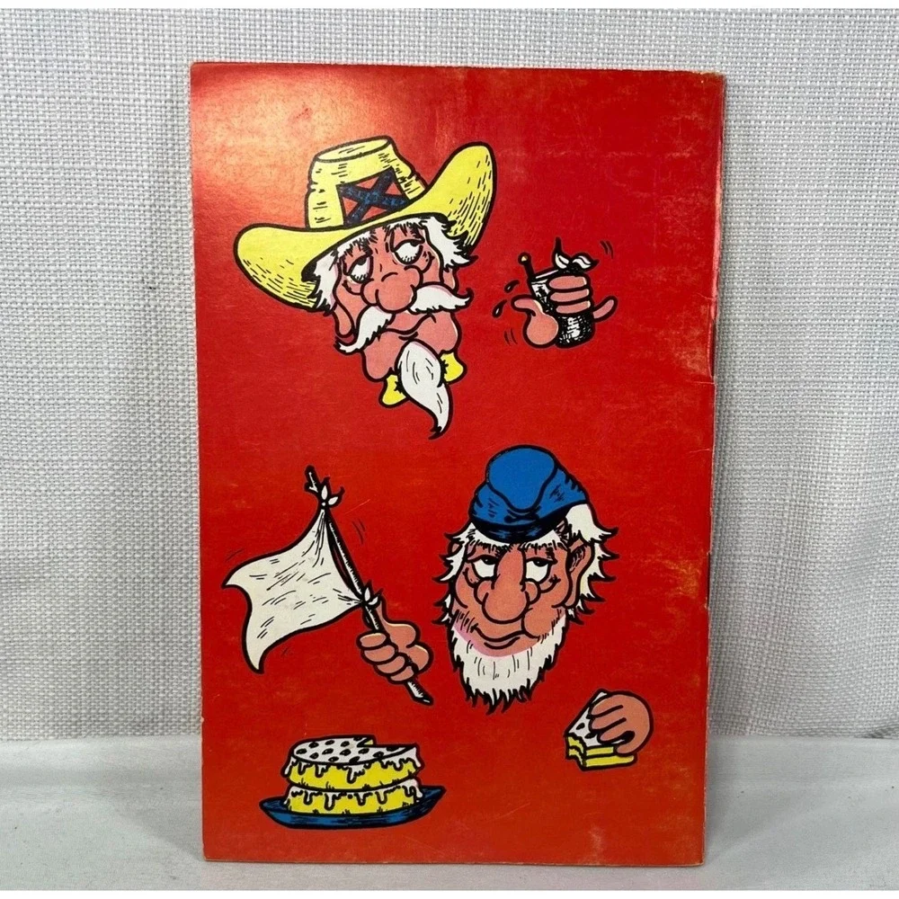 Vintage 1972 Civil War Cookbook from Boogar Hollow Nick Powers Southern Humor
